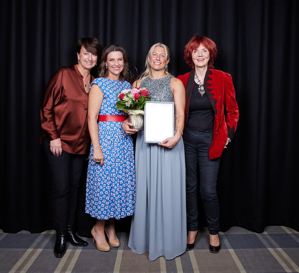 med martha mari og torunn